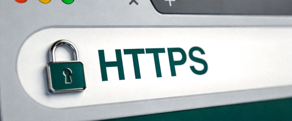 브라우저 주소창의 자물쇠 아이콘과 HTTPS 표시를 강조한 이미지
